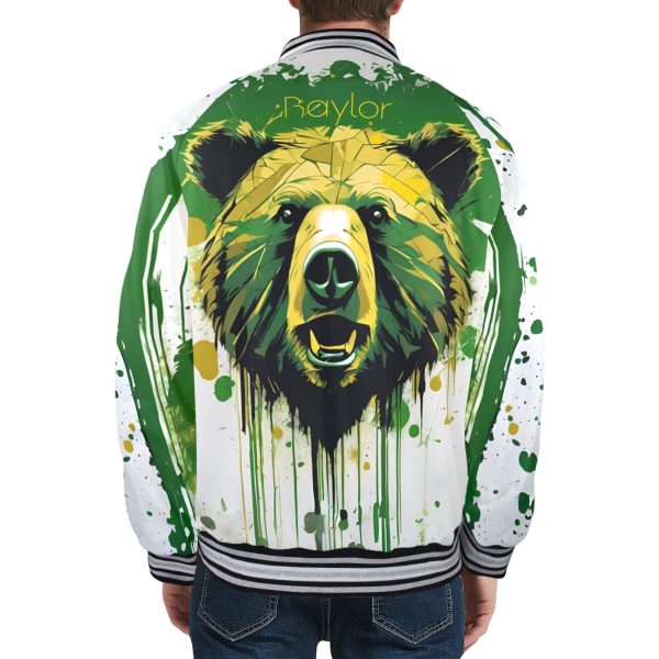 Waco University Bears Trim Bomber Jacket - Image 3
