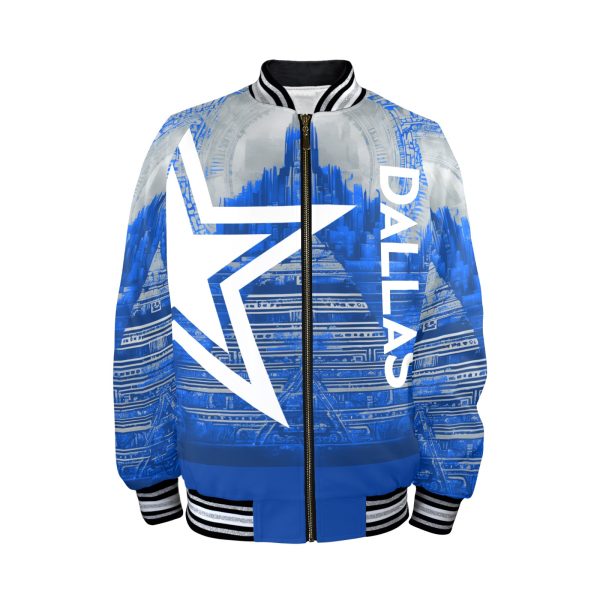 Dallas Cowboys Football Bomber Jacket - Image 4