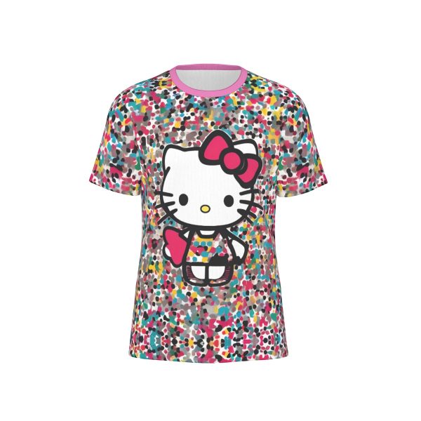 Hello Kitty Multicolored T-Shirt | 190GSM Cotton - Image 2