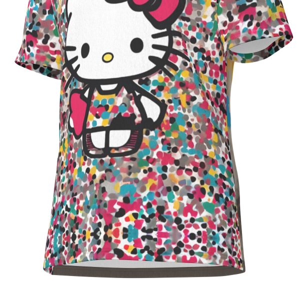 Hello Kitty Multicolored T-Shirt | 190GSM Cotton - Image 7