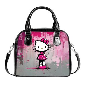 Hello Kitty Pink Handbag With Single Shoulder Strap