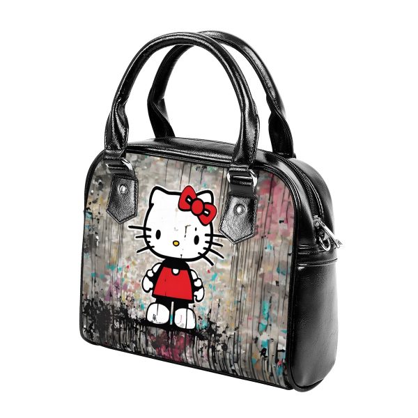 Hello Kitty Grey Handbag With Single Shoulder Strap - Image 2