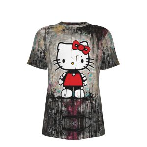 Hello Kitty Painting T-Shirt | 190GSM Cotton