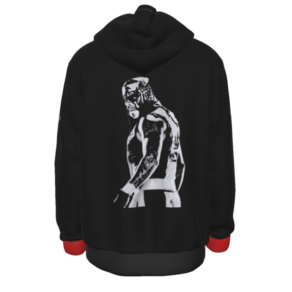 Zero Miedo Petagon Jr Wrestling Luchador Hoodie - Image 2