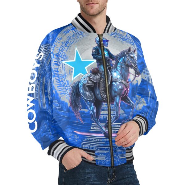 Men's Dallas Cowboys Football Bomber Jacket - Image 2