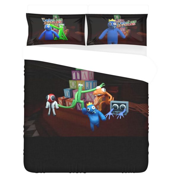 Rainbow Friends Duvet Cover Bedding Set - Image 3