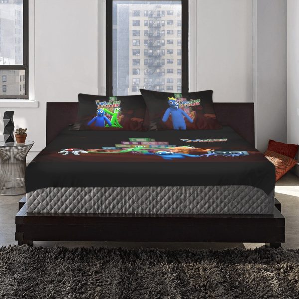 Rainbow Friends Duvet Cover Bedding Set