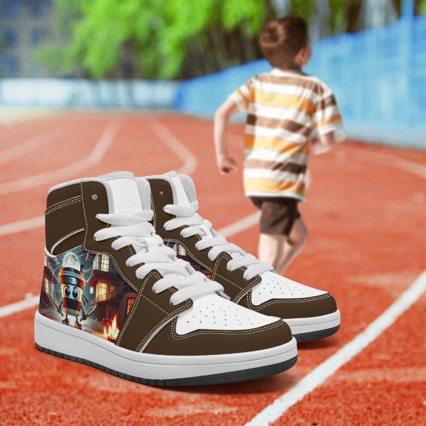 Kids Cappuccino Assassino Italian Brainrot Shoes