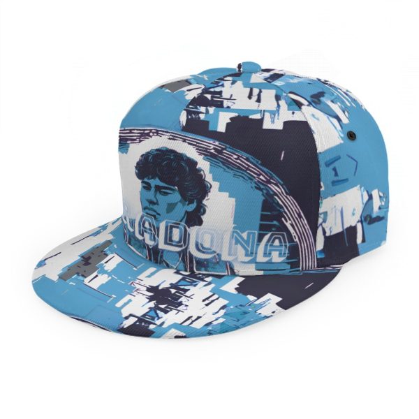 Maradona Argentina Soccer Baseball Cap With Flat Brim - Image 2