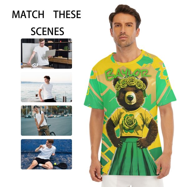 Waco University Marigold Bears T-Shirt | 190GSM Cotton - Image 8