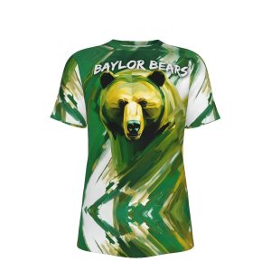 Waco University Bears Green/White T-Shirt | 190GSM Cotton