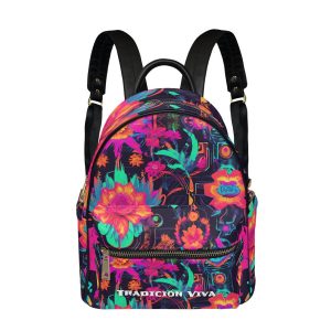 Mexican Floral Artisan Designed Small Size Backpack