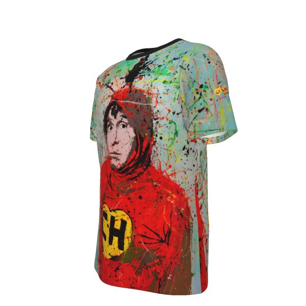 Chapulin Colorado Splash Art T-Shirt | 190GSM Cotton - Image 4