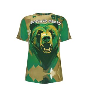 Waco University Bears Green Gold T-Shirt | 190GSM Cotton