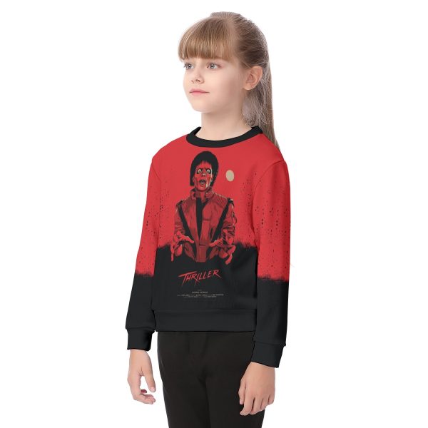 Kid's Michael Jackson Thriller Thicken Sweater - Image 3