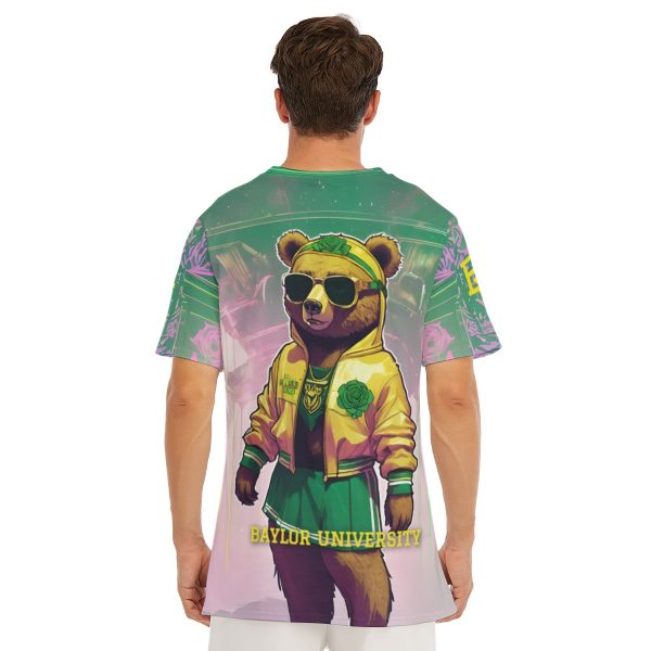 Waco University Bears Marigold Pink/Gold T-Shirt | 190GSM Cotton - Image 5