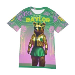 Waco University Bears Marigold Pink/Gold T-Shirt | 190GSM Cotton