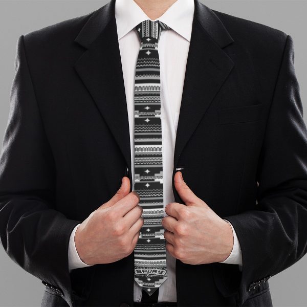 San Antonio Basketball Spurs Neck Tie