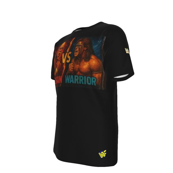 Hogan VS Warrior Wrestling T-Shirt | 190GSM Cotton - Image 4