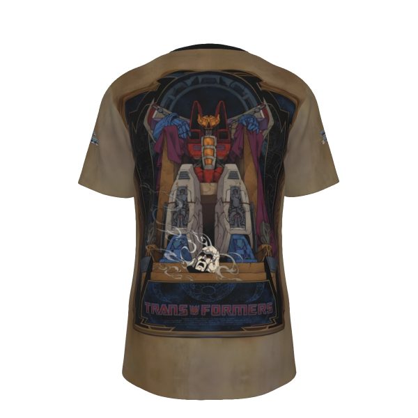 Starscream Decipticons Beige Transformers T-Shirt | 190GSM Cotton - Image 2