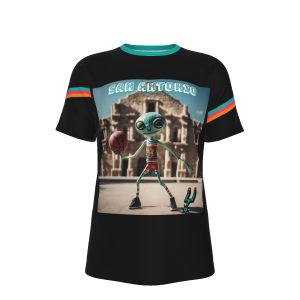 San Antonio Basketball Alien T-Shirt | 190GSM Cotton