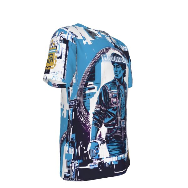 Maradona Argentina Soccer T-Shirt | 190GSM Cotton - Image 3