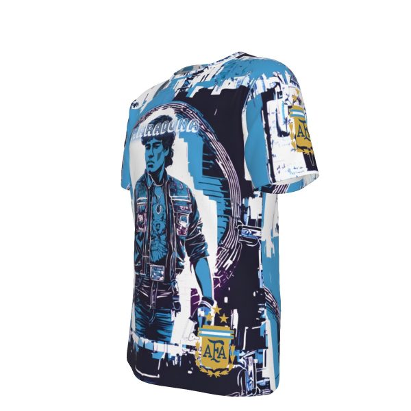 Maradona Argentina Soccer T-Shirt | 190GSM Cotton - Image 4