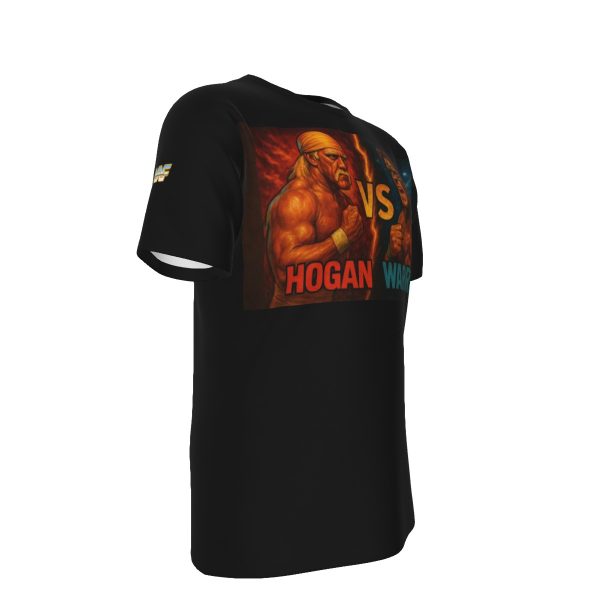 Hogan VS Warrior Wrestling T-Shirt | 190GSM Cotton - Image 3