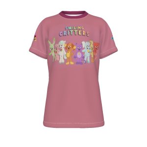 Kid's Smiling Critters 80s Style T-Shirt