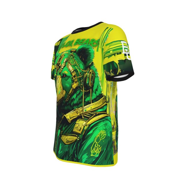 Waco University Bears Green/Yellow T-Shirt | 190GSM Cotton - Image 4