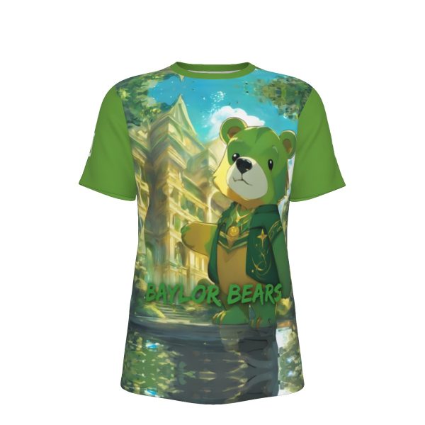 Waco University Green Bear T-Shirt | 190GSM Cotton