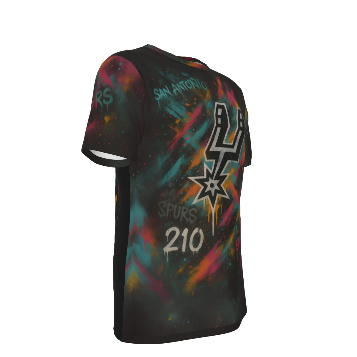 San Antonio Basketball 210 Fiesta T-Shirt | 190GSM Cotton - Image 3