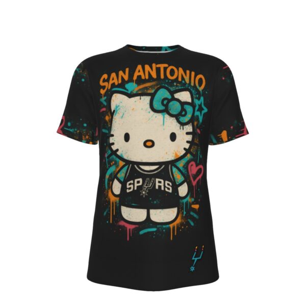 San Antonio Basketball Hello Kitty T-Shirt | 190GSM Cotton