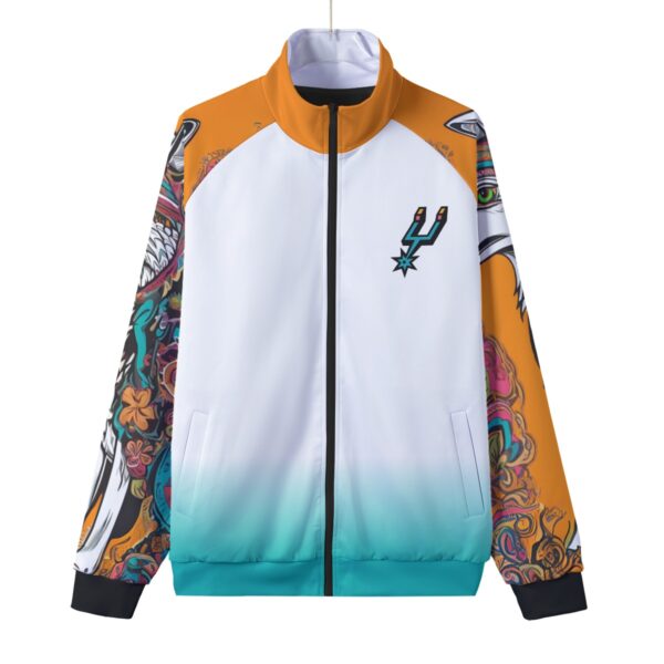 San Antonio Basketball Fiesta Colors Collar Black Lining Jacket