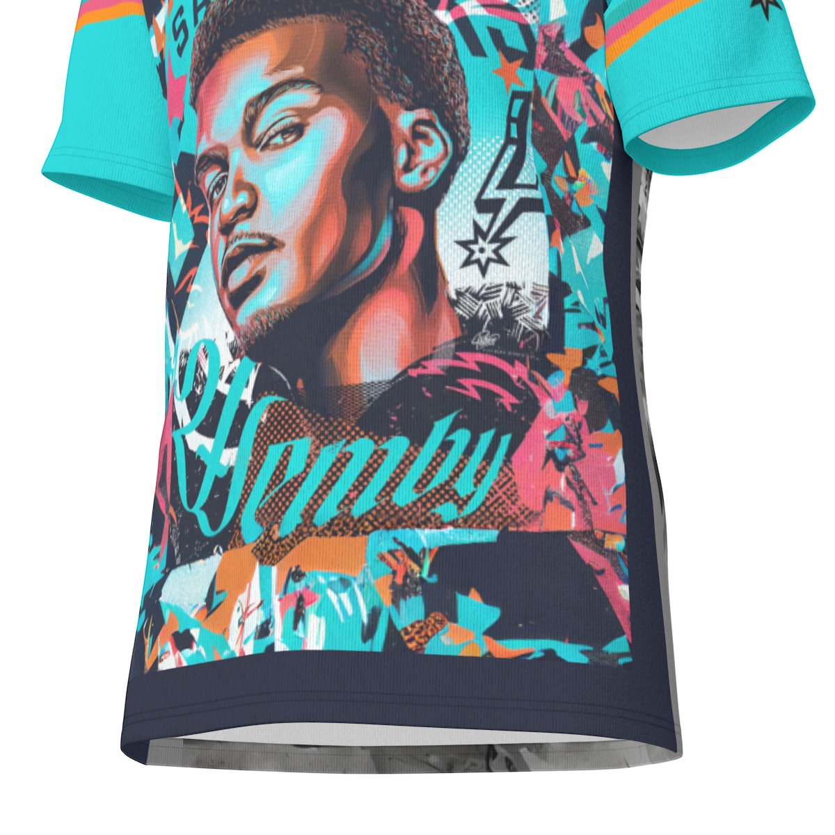 Wemby San Antonio Basketball O-Neck T-Shirt | 190GSM Cotton - Image 7