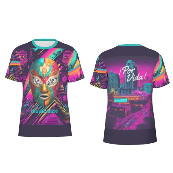 San Antonio Spurs Wrestling Mask O-Neck T-Shirt | 190GSM Cotton