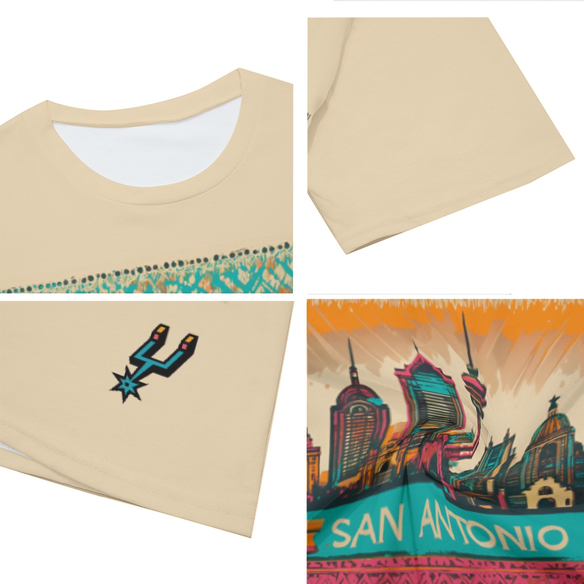 San Antonio Spurs City T-Shirt | 190GSM Cotton - Image 7