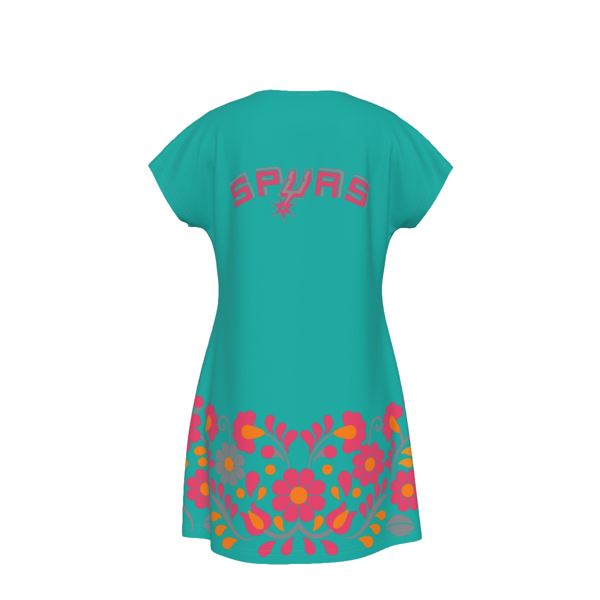 Women's San Antonio Spurs Short Sleeve Dress - Image 3
