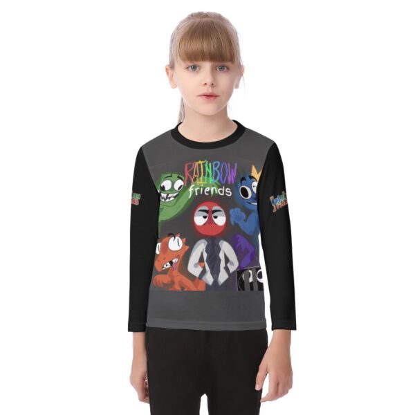 Kid’s Rainbow Friends O-neck Long Sleeve T-shirt