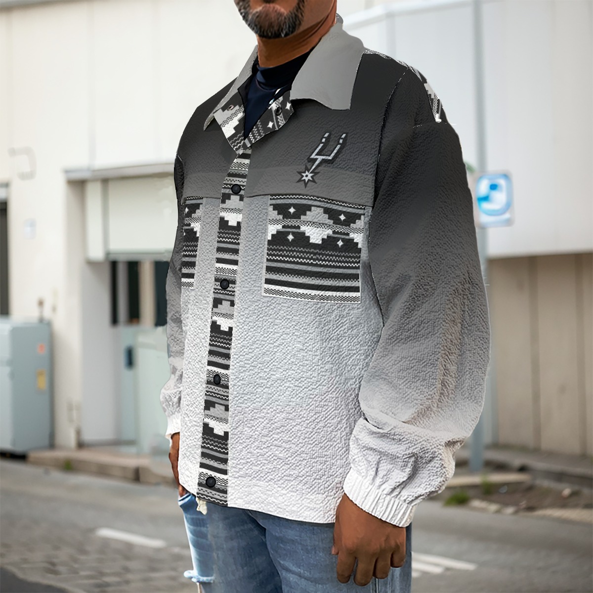 San Antonio Spurs Casual Lapel Jacket
