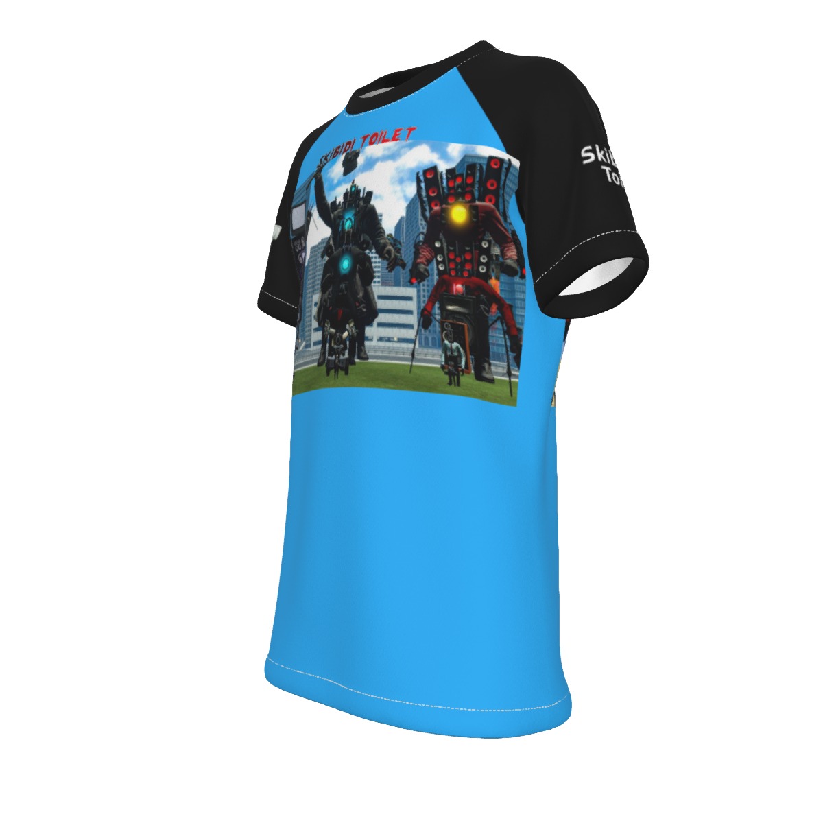 Kids Skibidi Toilet Titan Speakerman Characters Shirt - Image 4