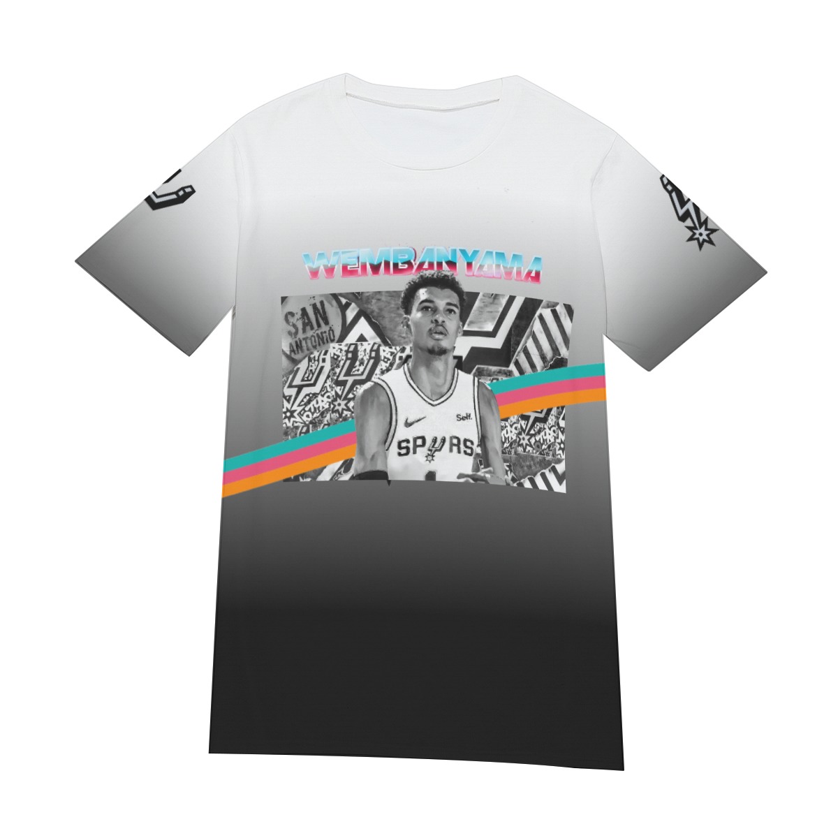 San Antonio Spurs Wembanyama T-Shirt | 190GSM Cotton - Image 5