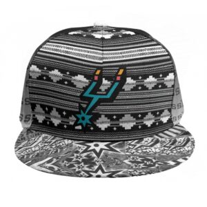 San Antonio Spurs Serape Baseball Cap With Flat Brim