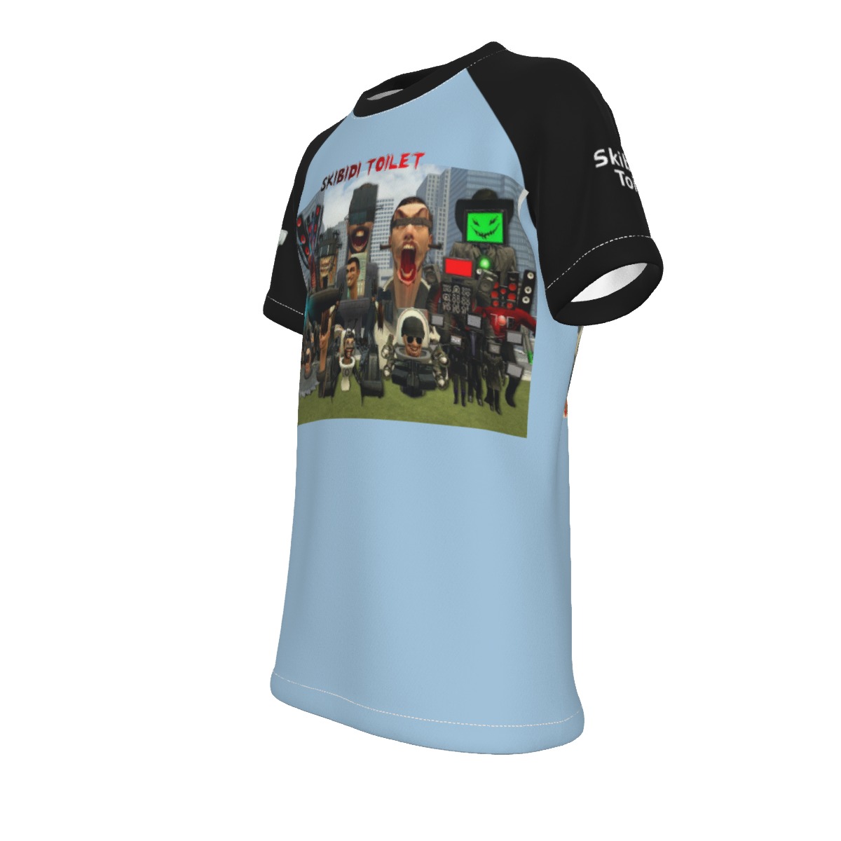 Kids Skibidi Toilet Characters Shirt - Image 4