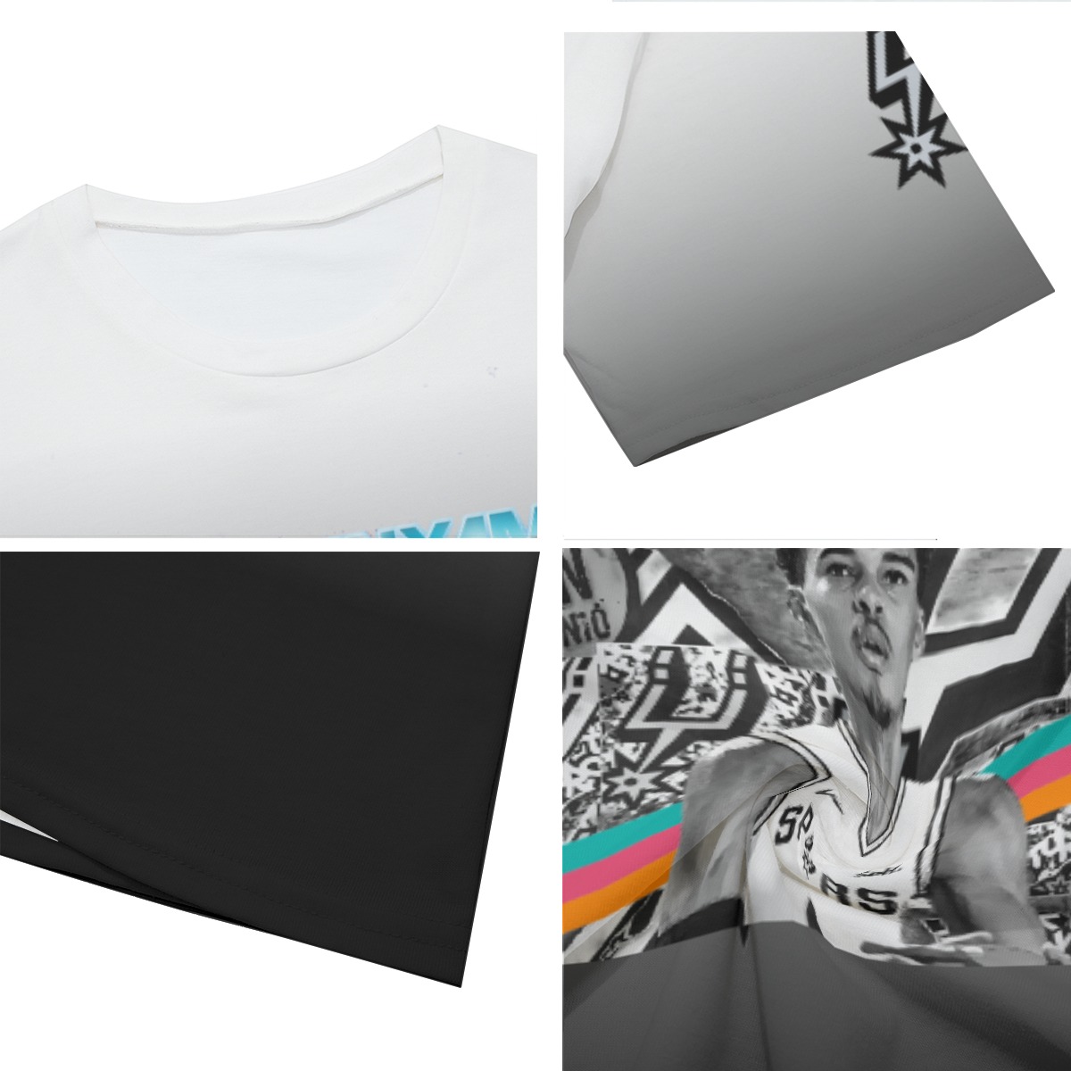 San Antonio Spurs Wembanyama T-Shirt | 190GSM Cotton - Image 7