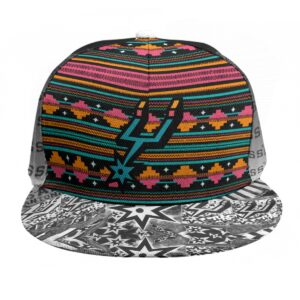 San Antonio Spurs Serape Baseball Cap With Flat Brim