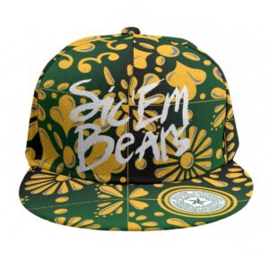 Baylor Bears Sic Em Bears Baseball Cap With Flat Brim