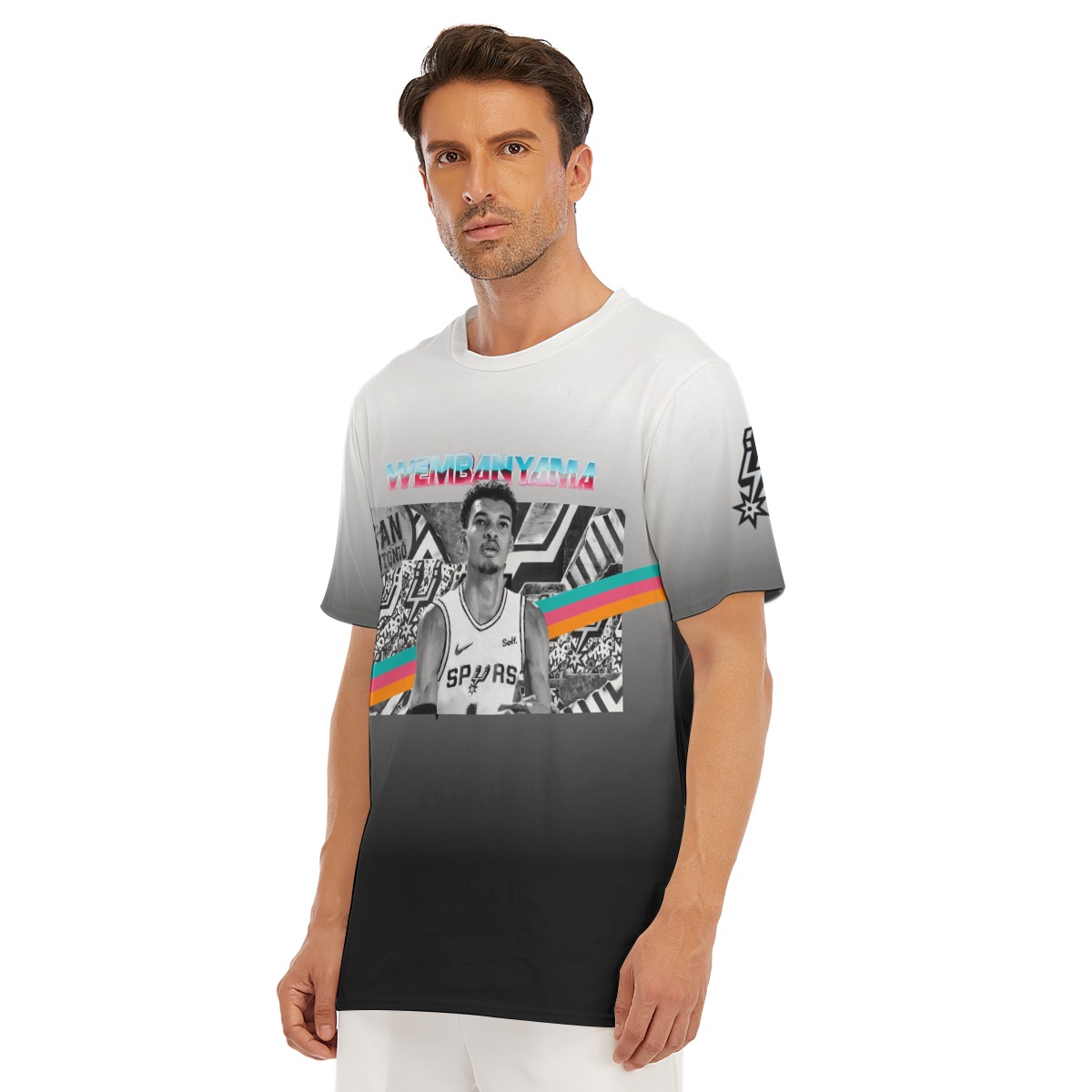San Antonio Spurs Wembanyama T-Shirt | 190GSM Cotton - Image 3