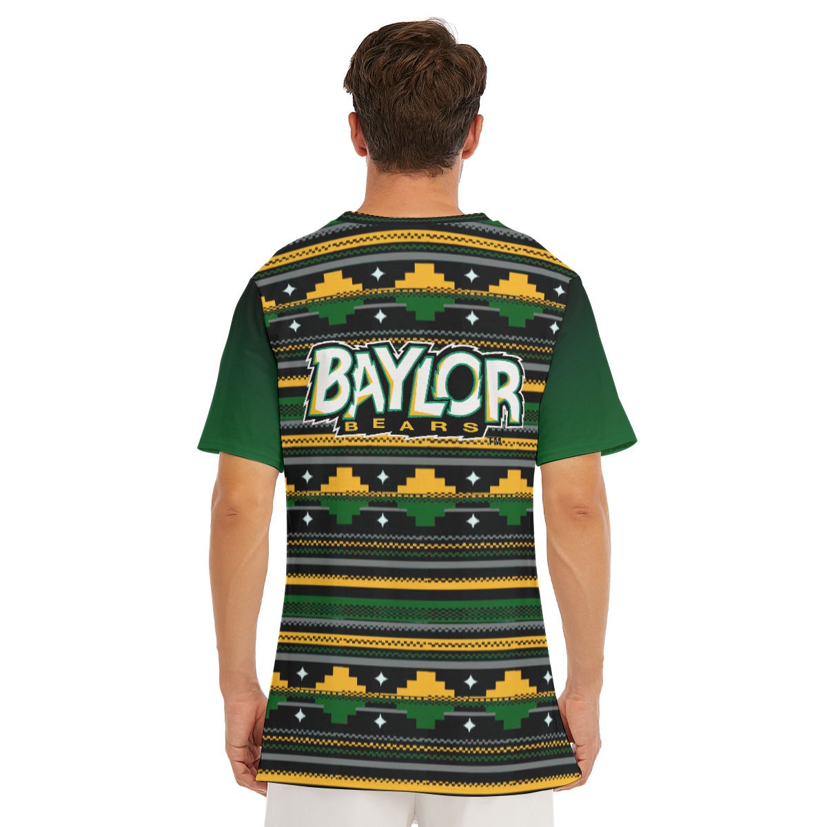 Baylor Bears Sic Em Bears O-Neck T-Shirt | 190GSM Cotton - Image 4