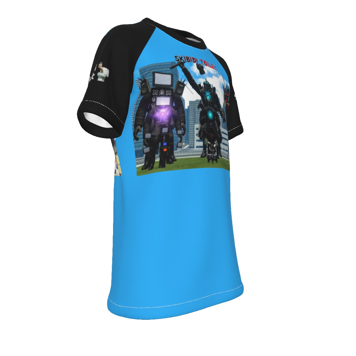 Kids Skibidi Toilet Titan Speakerman Characters Shirt - Image 3